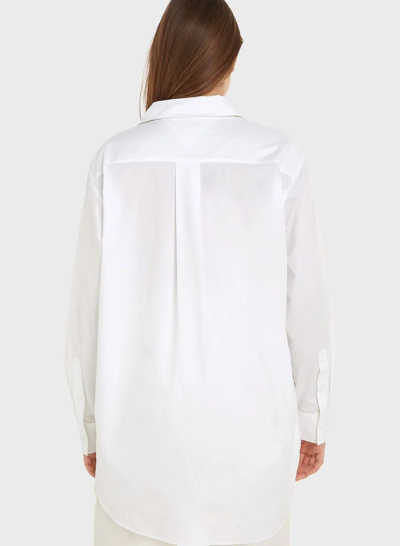 TOMMY HILFIGER Button Down Graphic Shirts