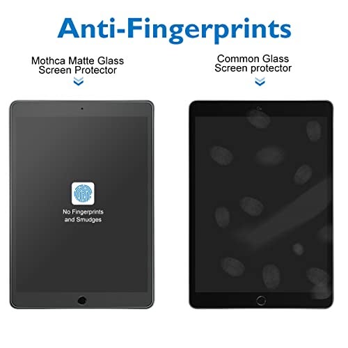 Mothca حماية شاشة زجاجية غير لامعة من موثكا لجهاز آيباد إير 3 (2019) بحجم 10.5 بوصة و آيباد برو 10.5 بوصة (2017) [ليس للخصوصية] مضادة للتوهج ومضادة لبصمات الأصابع، زجاج مقسى بصلابة 9H، سلس كحرير - Image 4