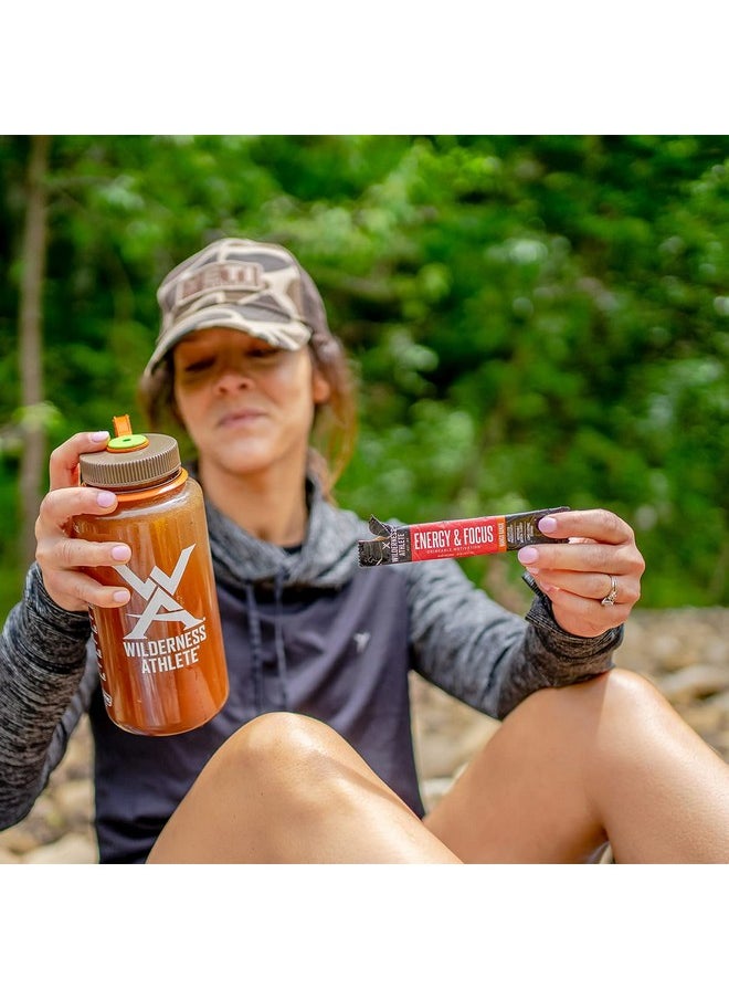 Wilderness Athlete Energy & Focus | Energy Booster For Women & Men Energy Drink Mix With Natural Caffeine Lowcarb, Zero Sugar Energy Drink Powder 30 Serving Energy Drink Tub (Wild Berry)  - Image 3