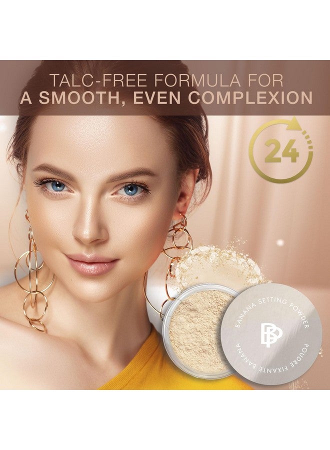 BellaPierre bellapierre Banana Setting Powder | Lightweight Color-Correcting Powder with All Day Makeup Protection | Eliminates Blotchiness and Dark Under-Eye Circles | Talc-Free | Matte Tint - Original - 0.14 Oz - Image 3