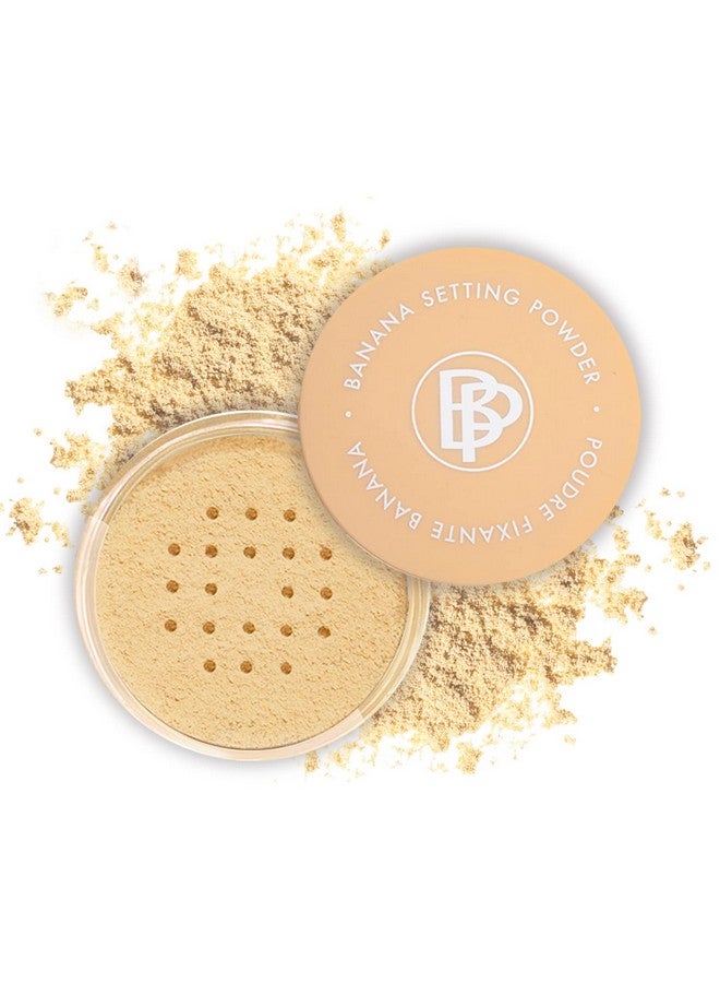 BellaPierre bellapierre Banana Setting Powder | Lightweight Color-Correcting Powder with All Day Makeup Protection | Eliminates Blotchiness and Dark Under-Eye Circles | Talc-Free | Matte Tint - Original - 0.14 Oz - Image 1