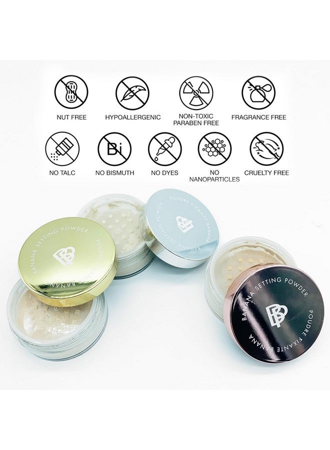 BellaPierre bellapierre Banana Setting Powder | Lightweight Color-Correcting Powder with All Day Makeup Protection | Eliminates Blotchiness and Dark Under-Eye Circles | Talc-Free | Matte Tint - Original - 0.14 Oz - Image 4