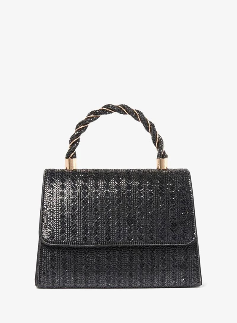 فورايفر نيو SELINA Signature Embellished Mini Top Handle Bag