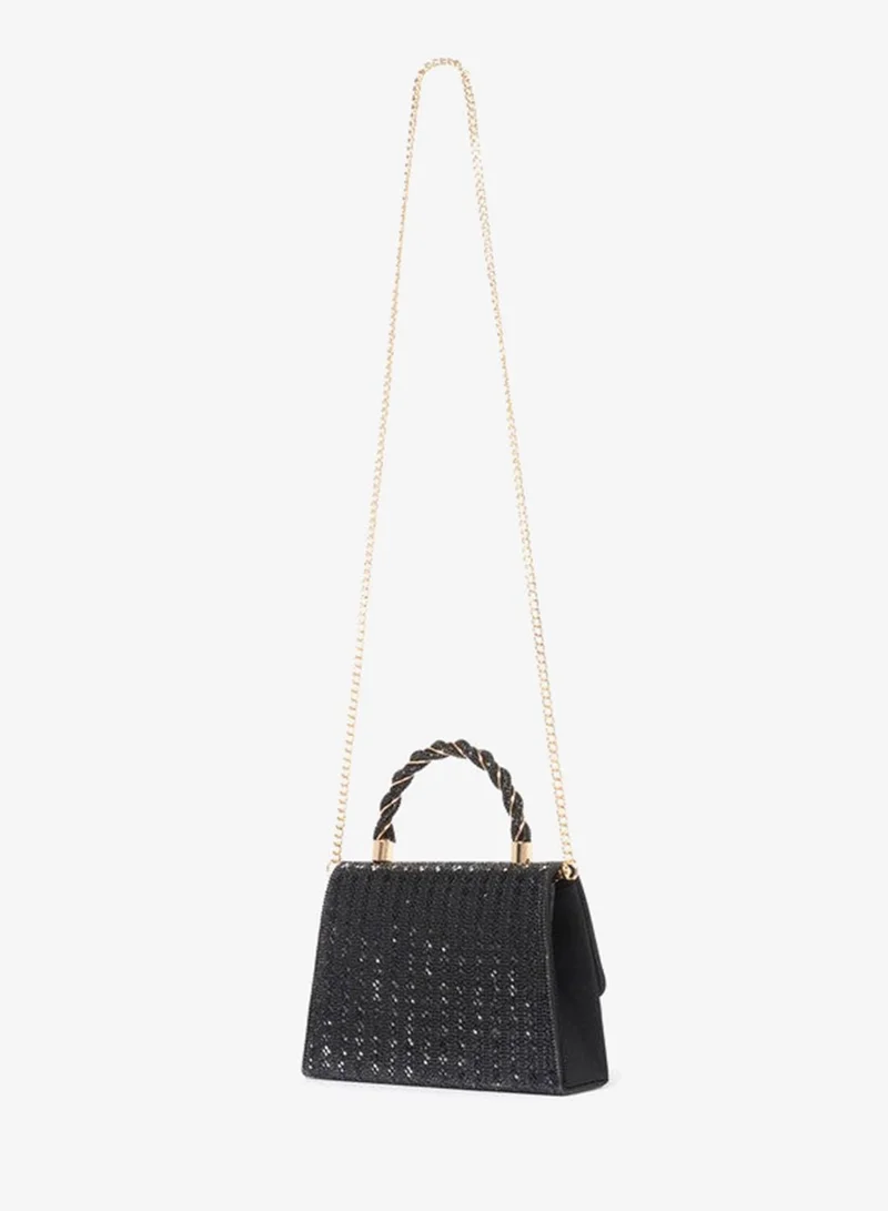 Forever New  SELINA Signature Embellished Mini Top Handle Bag for Women | Best Price UAE