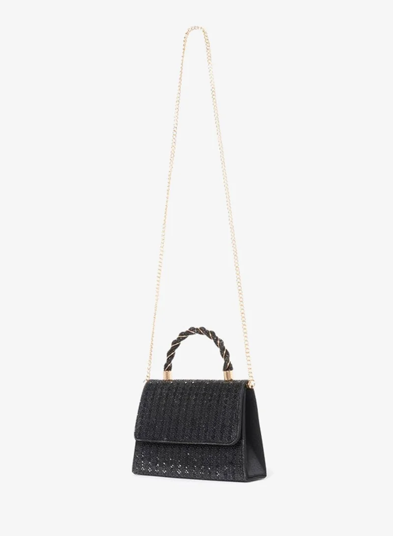 Forever New  SELINA Signature Embellished Mini Top Handle Bag for Women | Best Price UAE