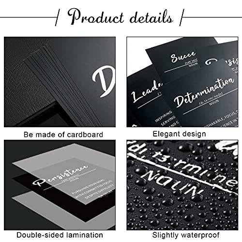 Outus 9 Pieces Inspirational Phrases Wall Art Prints Motivational Sayings Quote Poster Positive Print Decoration for Teens Adults Living Room Office Classroom College Decor, Unframed, 8 x 10 Inch (Black) - Image 3