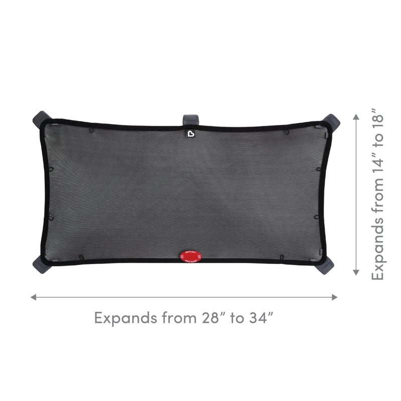 MunchkinÂ® BricaÂ® Magnetic Stretch to Fitâ„¢ Sun Shade, Black, 1 Pack - Image 5