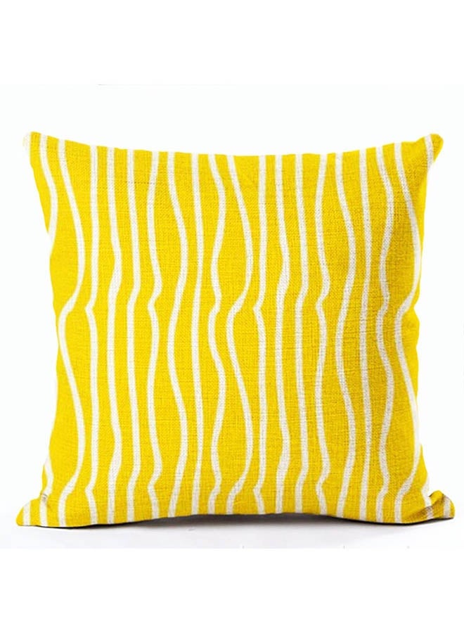 NIBEMINENT Decorative Cushion Cover Yellow 45x45cm