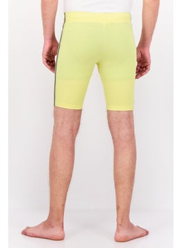 Adidas Men Brand Logo Board Shorts Swimwear, Yellow  - Image 3