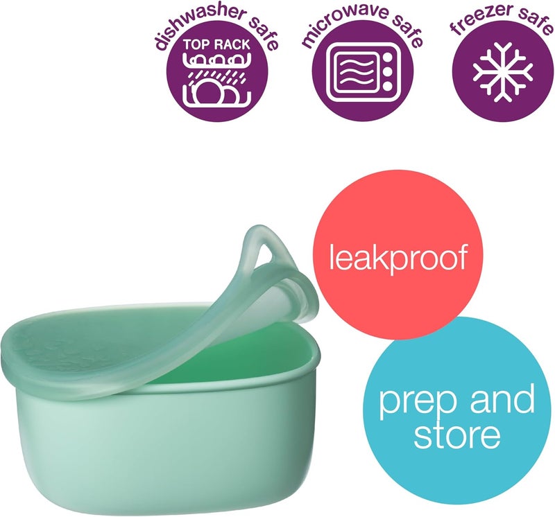 b.box Lunch Tub - Forest Color, Silicone Storage for Bento & Lunch Box - Image 2
