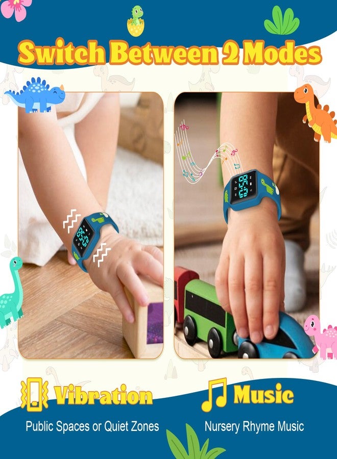 VTAIGE Toddler Potty Training Set – Potty Training Watch with Musical/Vibration Alerts, Fun Board Book, Progress Chart & Reward Stickers – Interactive Toilet Learning Kit for Boys and Girls Ages 2-6 - Image 4