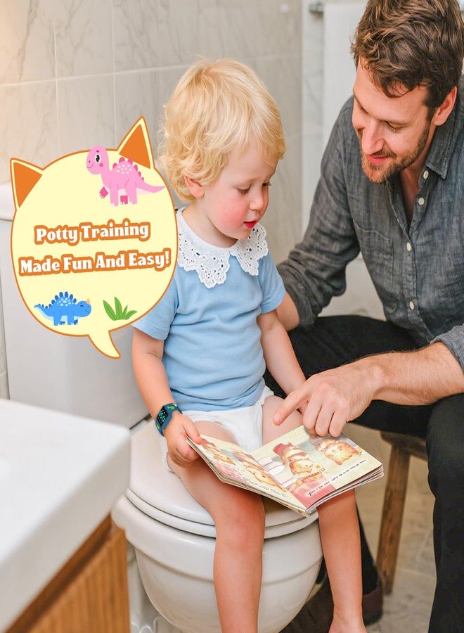 VTAIGE Toddler Potty Training Set – Potty Training Watch with Musical/Vibration Alerts, Fun Board Book, Progress Chart & Reward Stickers – Interactive Toilet Learning Kit for Boys and Girls Ages 2-6 - Image 2