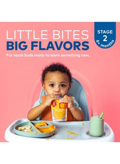 Plum Organics Plum Organics Stage 2 Organic Baby Food - Peach, Banana, and Apricot - 4 oz Pouch (Pack of 6) - Organic Fruit and Vegetable Baby Food Pouch  - Image 3