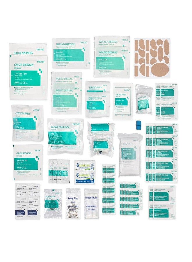 BrightCare First Aid Kit Refill Supplies - 154 Piece First Aid Restock & Replacement Pack - Image 2