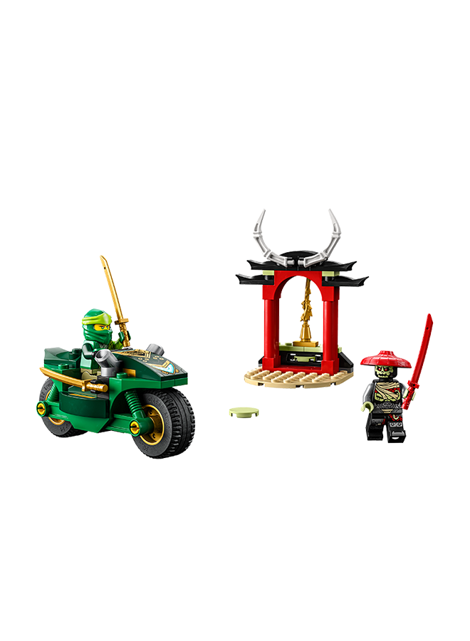 LEGO Ninjago Lloyd’S Ninja Street Bike Beginner Building Toy Set; Gift Idea For Kids Aged 4+, Featuring A Motorcycle And Lloyd And Bone Guard Minifigures (64 Pieces) 71788