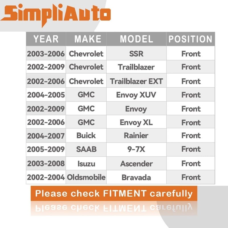 SimpliAuto Front Wheel Hub Bearing Assembly - Image 3