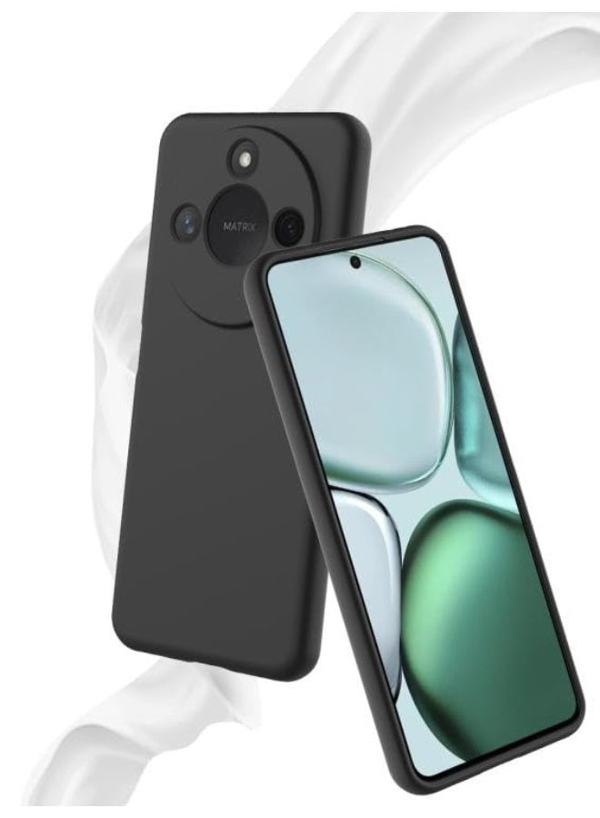 Honor X9C Smart Case Soft Flexible Slim Fit TPU Back Cover Matt Black Protective Case with Camera Protection Designed for Honor X9C Smart  - Image 5