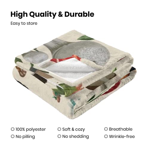 MIBOI Mushroom Blanket Gifts for Women Soft Cozy Fleece Flannel Mushroom Throw Blanket All-Season for Sofa Couch Cottagecore Room Decor Blankets for Adults Teen 60"x50" Inches - Image 3