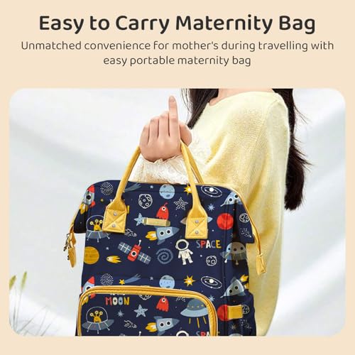 StarAndDaisy Diaper Bag for Mothers for Travel/Diaper Bag, 28L Waterproof Baby Bag for Mother Travel with 15 Multipurpose Pockets - Image 4