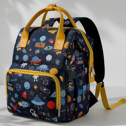StarAndDaisy Diaper Bag for Mothers for Travel/Diaper Bag, 28L Waterproof Baby Bag for Mother Travel with 15 Multipurpose Pockets - Image 1