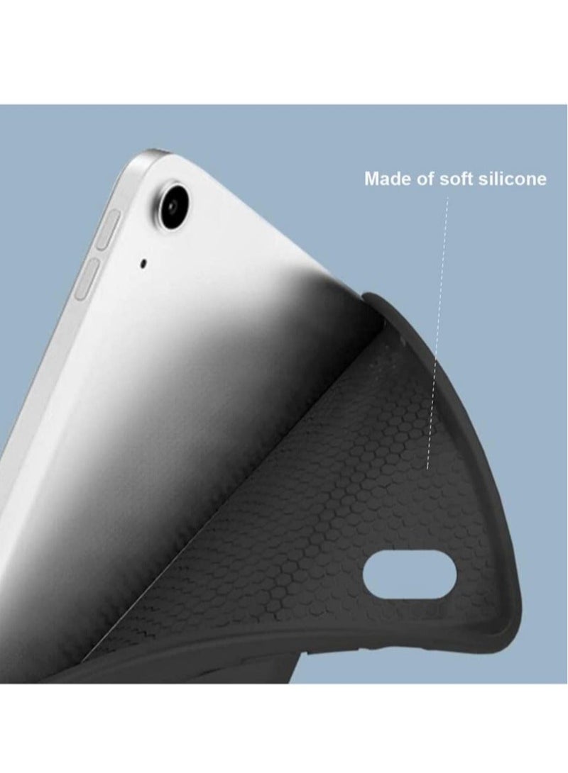 Raxoom Soft Smart Case with Pencil Holder Foldable Stand Compatible with iPad 10.2 Inch 9th / 8th / 7th Generation 2021/2020 / 2019, iPad Air 3rd Generation, iPad Pro 10.5 Inch (Deep Navy Blue) - Image 2