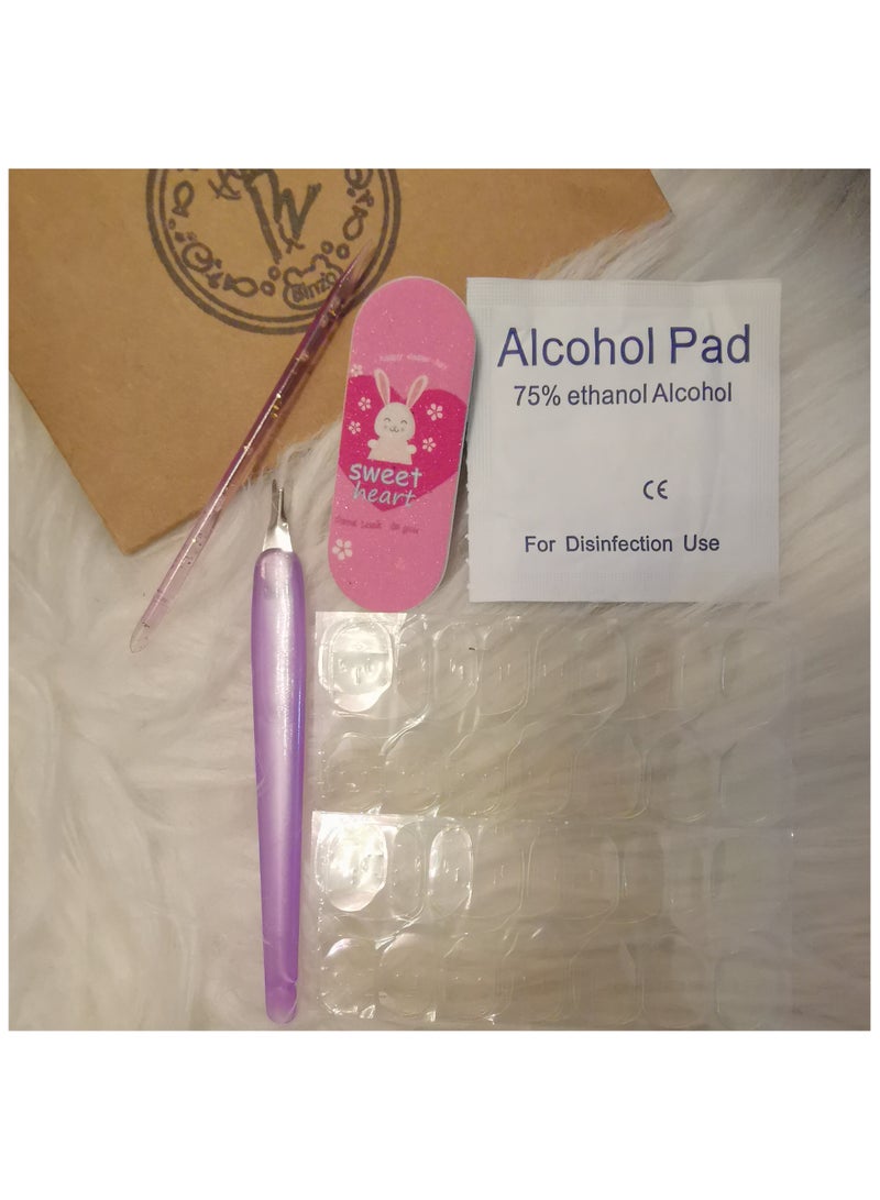 Binzo Beauty Handmade Cat Eye Press On Nails, 10pcs,Nails Art , Acrylic Nails, False Nails - Image 5