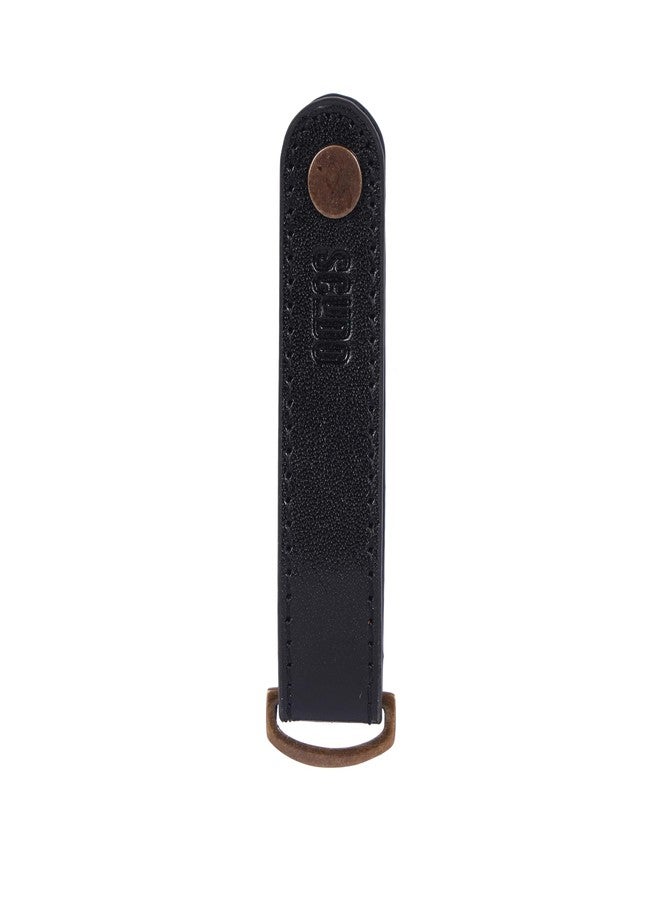 Scudo Genuine Leather Key Organizer/Keyring for Neat Storage of Multiple Keys - Tuscany (Black) - Image 1