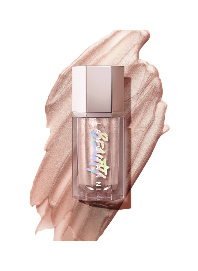 LANGMANNI Glow Bloom Liquid Highlighter Glow Bloom Highlighter Shimmer Glitter Illuminating Cheek High Gloss Finish Face Highlighter Moisturizing Glitter Liquid Highlighter 02 - Image 1