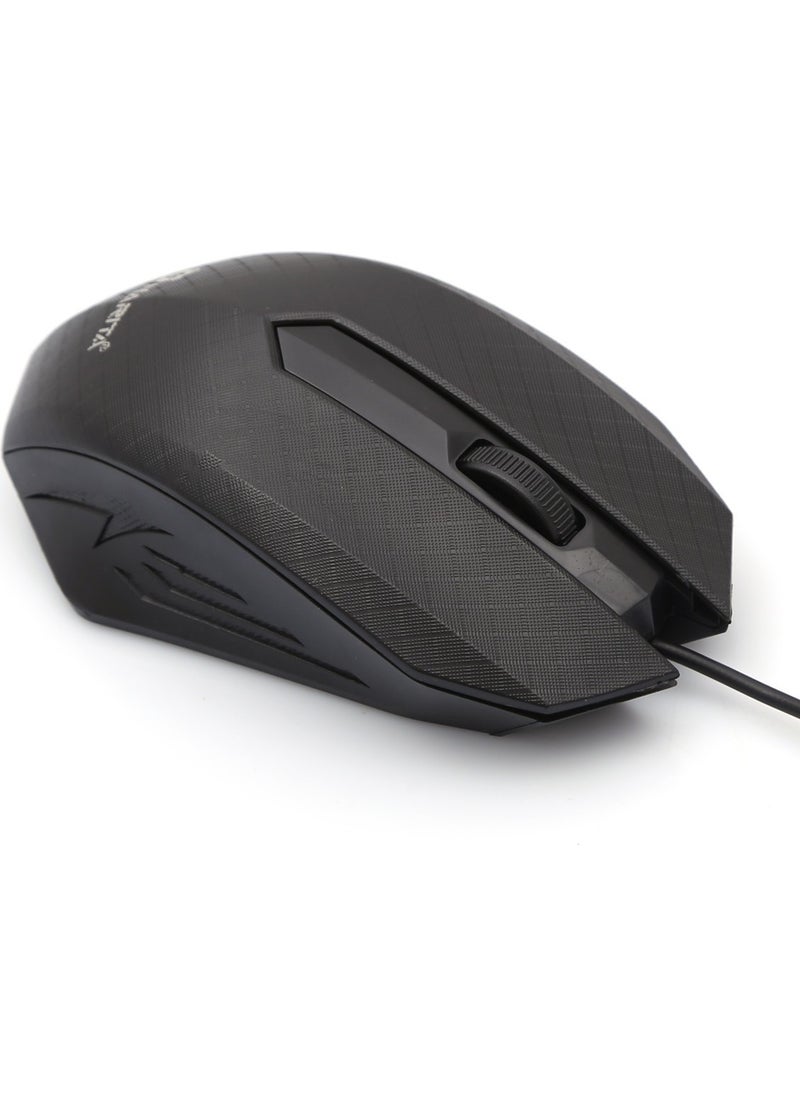 Narita NRT-210 1000DPI Black Optical Wired Mouse  - Image 3