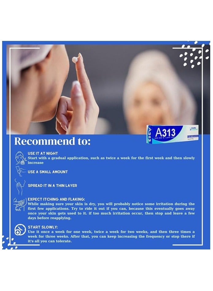 Pharma Developpement فارما ديفيلوبمنت A313 مرطب ليلي بالريتينول وفيتامين أ 50 جرام - Image 3