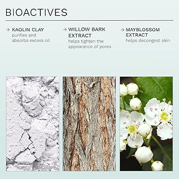 REN Clean Skincare Clearcalm Clarifying Clay Cleanser Cleanse Calm and Comfort BreakoutProne Skin With Kaolin Clay Willow Bark 150ml - Image 3