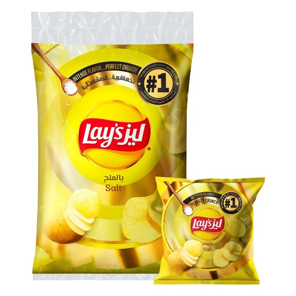 Lays Salt Crunchy Potato Chips- 21X12gms