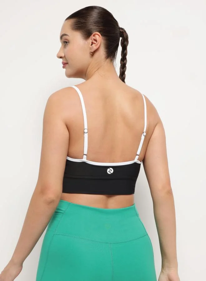 ZAECY  Sweetheart Sports Bra – Night Empyrean Black for Women | Best Price UAE