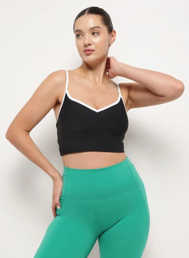 ZAECY Sweetheart Sports Bra – Night Empyrean Black