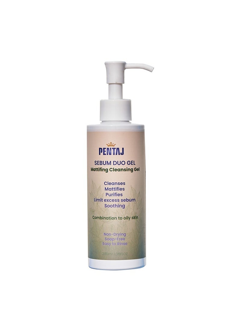PENTAJ - pentaj sebum duo cleansing gel - Image 1