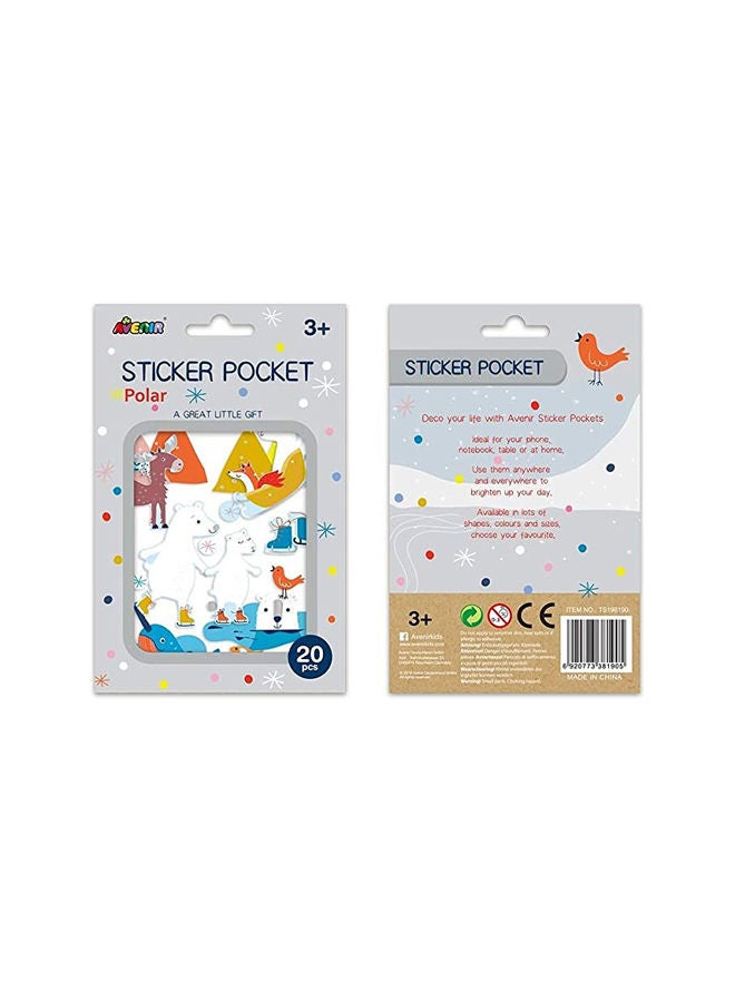 Avenir Sticker Twenty Pieces Polar Bear