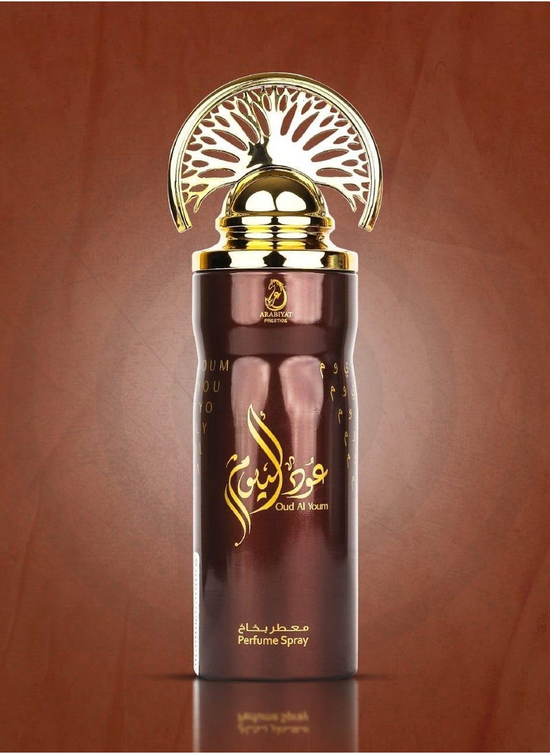 ARABIYAT PRESTIGE  Oud Al Youm - Perfume Spray - Unisex - 200ml  - Image 2