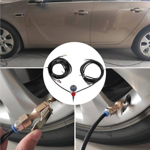 Orcair 4 Way Tire Inflation Deflation System with 4 Closed Flow Air Chuck Digital Tire Pressure Gauge for Car Trucks Off Road Vehicles-Compatible with HPA Tanks and Compressors - Image 3