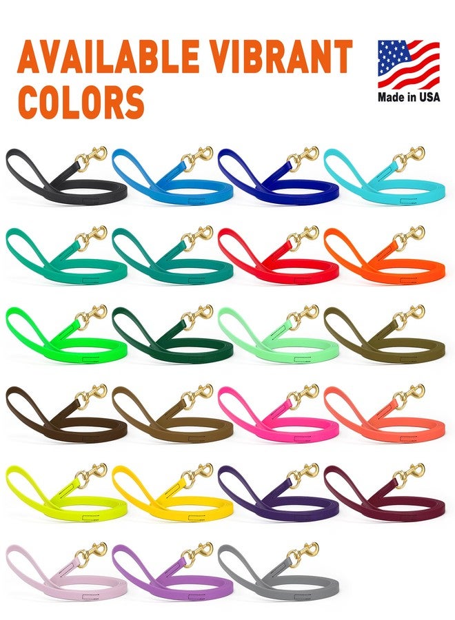 فايبر طوق كلاب فايبر K9 بيوثين المقاوم للماء للتدريب على التتبع، مناسب لكلاب شوتزهوند الرياضية والبحثية - حبل طويل مقاوم للروائح مع مشبك نحاسي صلب، مناسب للجراء متوسطة وكبيرة الحجم، 5/8 بوصة × 20 قدمًا، لون أخضر بحري - Image 3