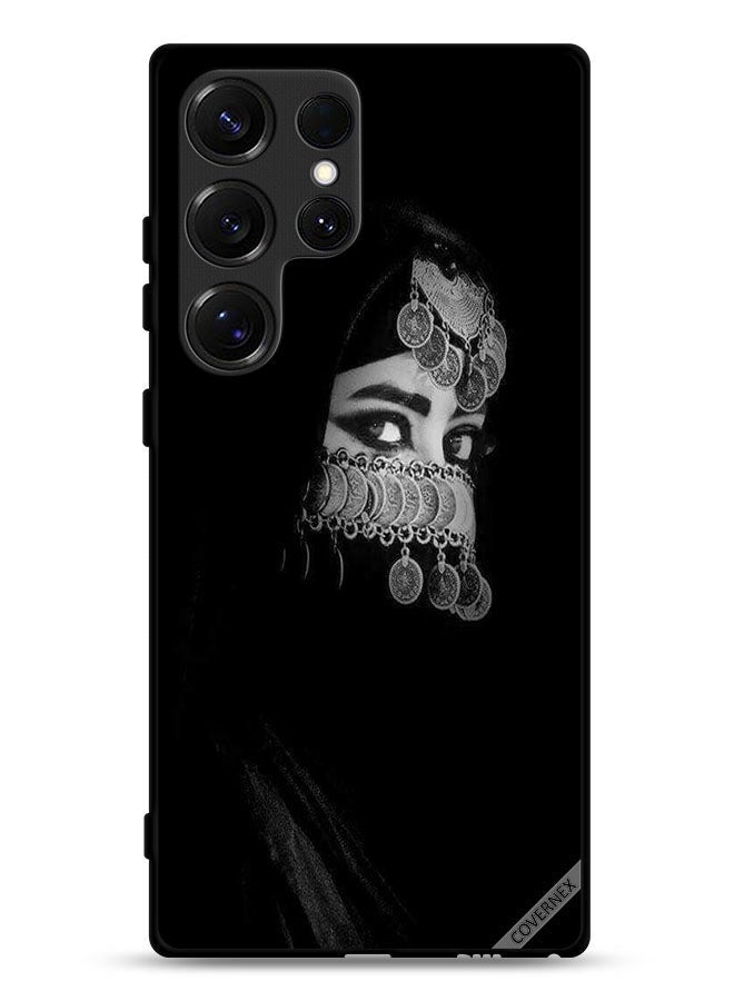 Covernex Samsung Galaxy S25 Ultra Protective Case Cover Beautiful Eyes Girl Having Face Jewellery - Image 1