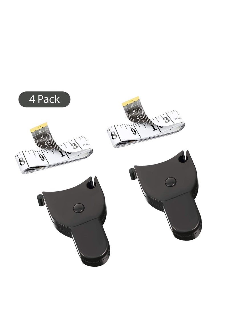Y&D Body Measuring Tape 60 Inch Measure, Tailor Retract Ergonomic Design Tapes and Soft Measure for Measurement 4 Pcs  - Image 2