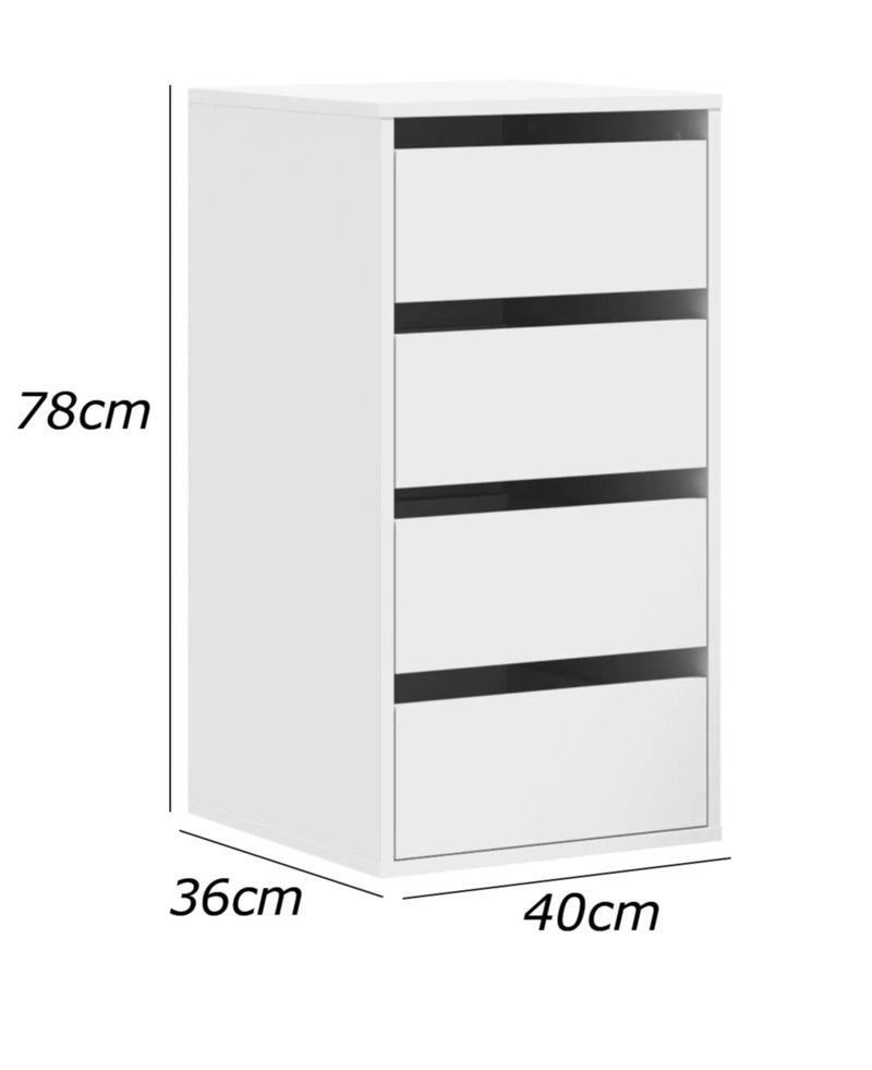 فرنتشر ستور كومود مودرن ام دي اف - ارتفاع 78 سم - عرض 40 سم - عمق 36 سم ، من فرنتشر ستور. - Image 4