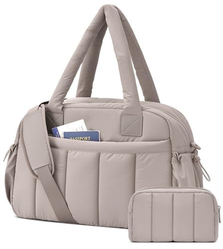 oscaurt Gym Bag for Women Lightweight Duffle Bag for Travel with Toiletry Pouch Water Resistant Carry On Weekender Overnight Duffel - Image 1