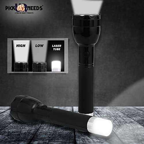 Pick Ur Needs Home Rechargeable 50W+ 30W LED Emergency Search Light Long Range Torch High Power - Image 2