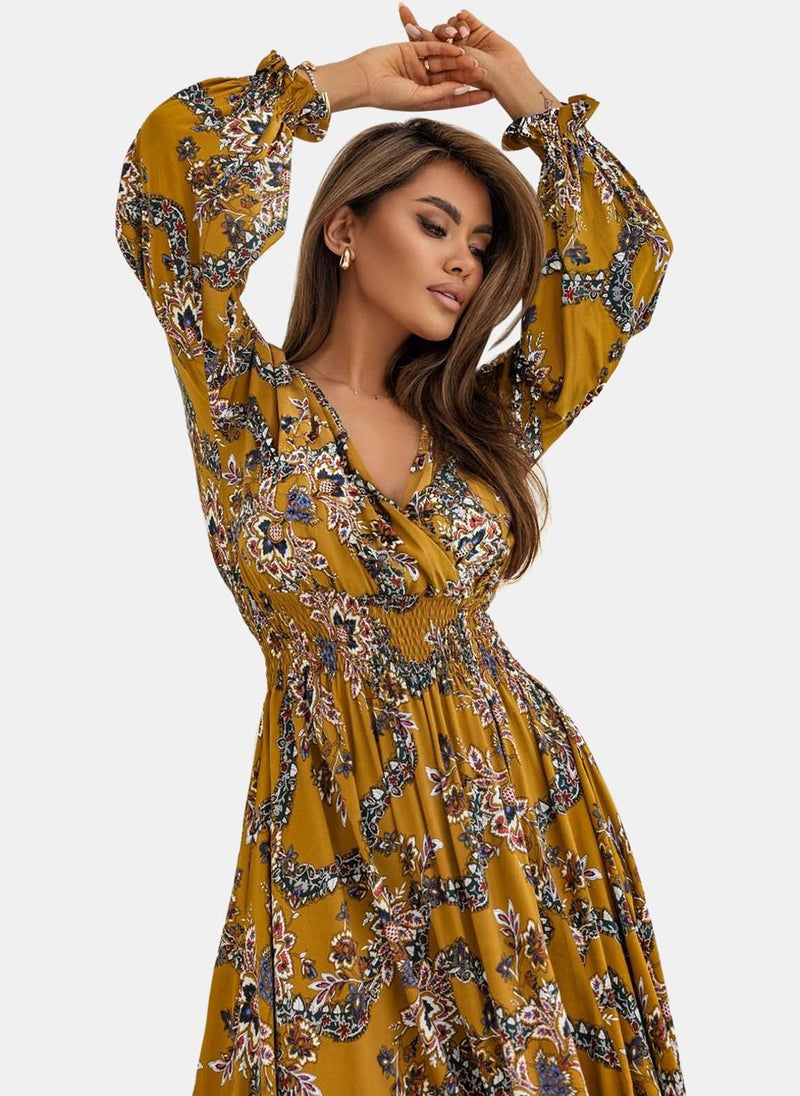 YUNIQEE Floral Print Maxi Dress  - Image 4