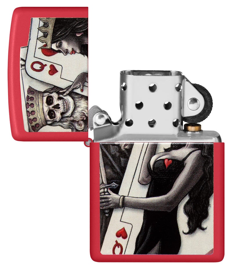 Zippo زيبو سكول كينج كوين بيوتي ريد مات - Image 4