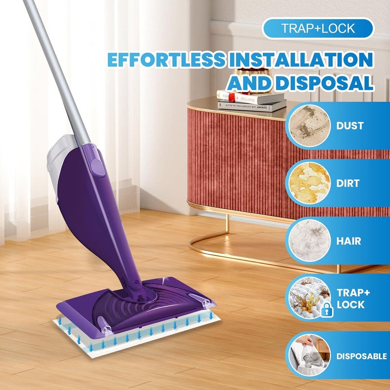 Bpbdzz 20 Count Wet Jet Pads Refill, Compatible with Swiffer WetJet Spray Mop, Super Absorbent Disposable Cleaning Pads for All Floor Types - Image 4