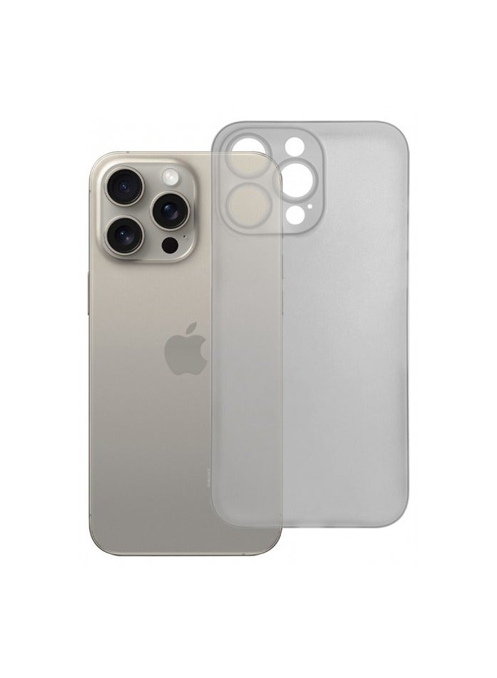 CATANES iPhone 15 Pro Max Case Cover Air Skin Series Back Cover Sturdy Durable Thin Case Drop Protection Cover Clear Natural