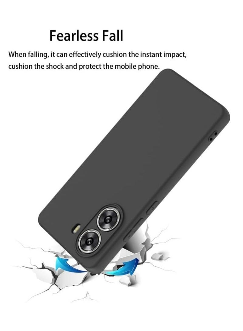 TIGER Xiaomi Poco X7 Pro 5G Case | Soft Silicone Protective Cover | Anti-Scratch & Shockproof | Inner Microfiber Lining for Extra Cushioning | Full Camera & Screen Protection | Ultra-Slim & Lightweight | Non-Slip Grip | Wireless Charging Compatible for Xiaomi Poco X7 Pro 5G  Black - Image 2