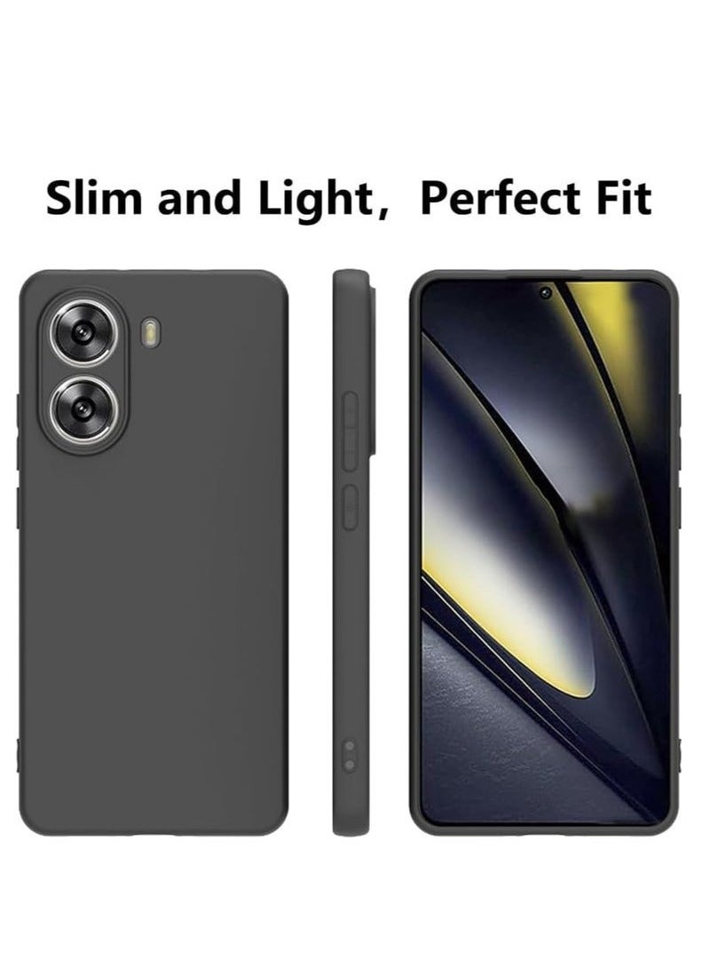 TIGER Xiaomi Poco X7 Pro 5G Case | Soft Silicone Protective Cover | Anti-Scratch & Shockproof | Inner Microfiber Lining for Extra Cushioning | Full Camera & Screen Protection | Ultra-Slim & Lightweight | Non-Slip Grip | Wireless Charging Compatible for Xiaomi Poco X7 Pro 5G  Black - Image 4